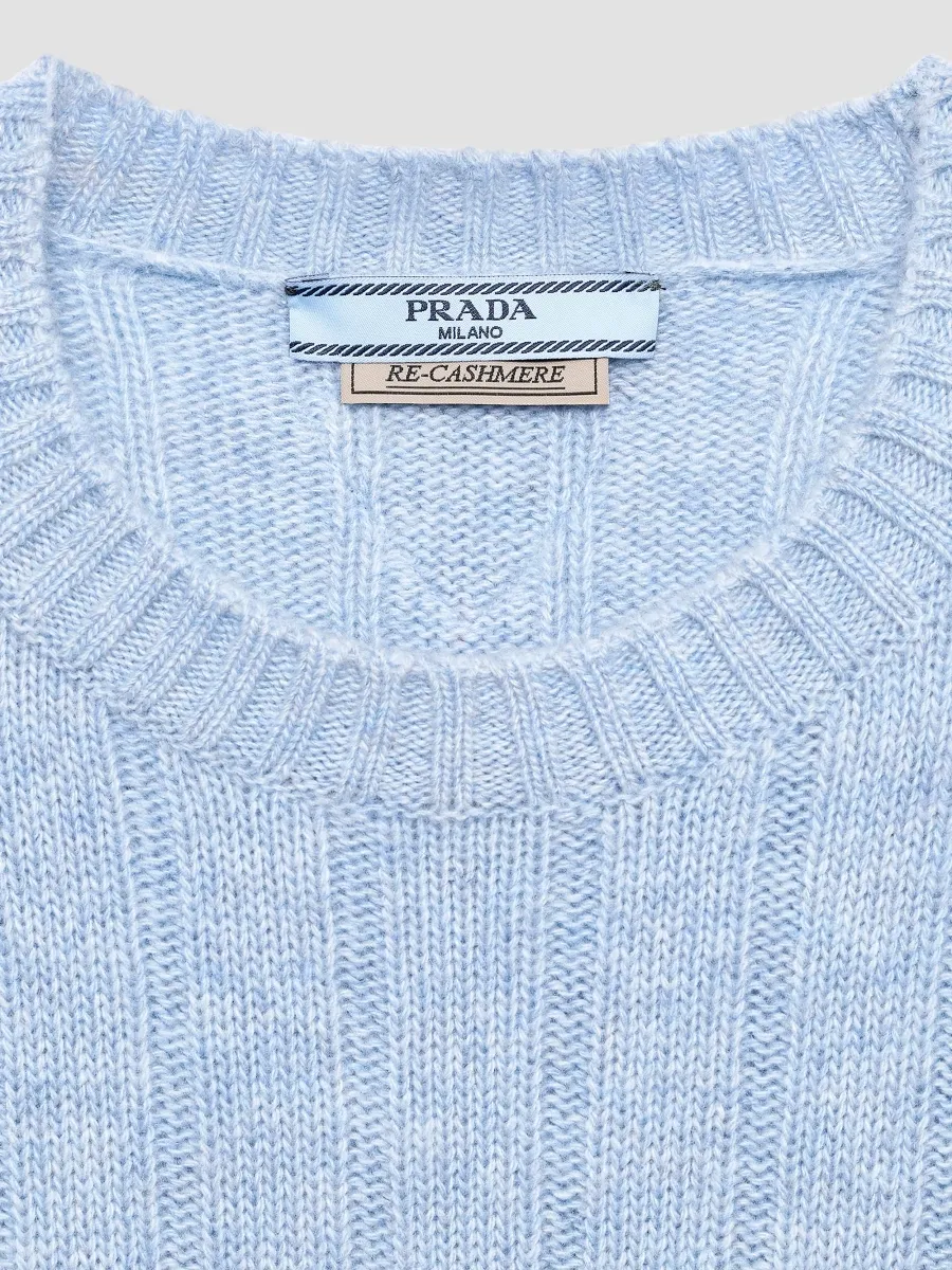 Prada Women's Cashmere Crew-Neck Sweater | Thumbnail 7 Prada Women's Cashmere Crew-Neck Sweater | Thumbnail 7
