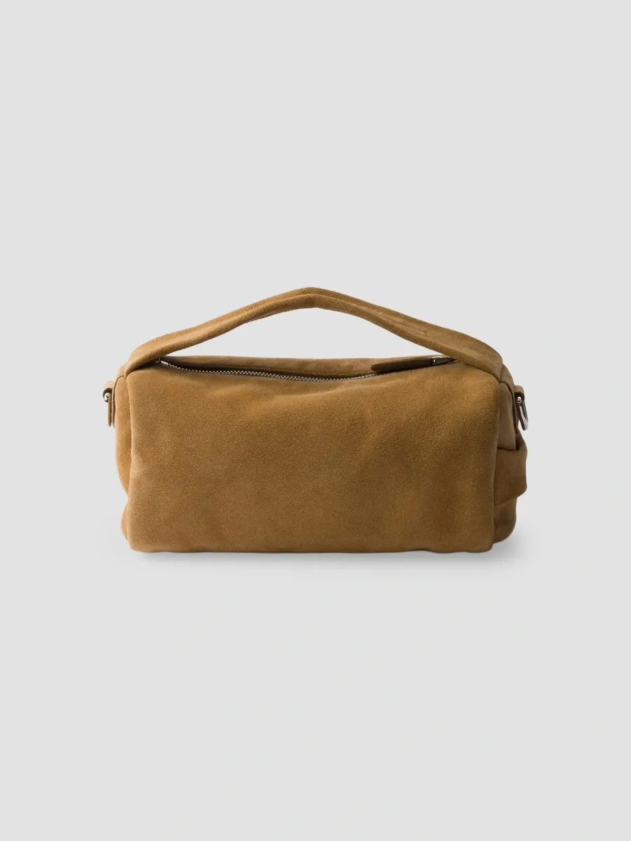 Prada Men's Suede Leather Shoulder Bag | Thumbnail 3 Prada Men's Suede Leather Shoulder Bag | Thumbnail 3