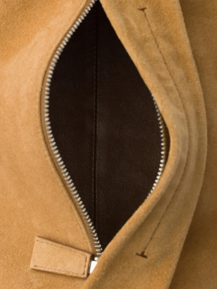 Prada Men's Suede Leather Shoulder Bag | Thumbnail 5 Prada Men's Suede Leather Shoulder Bag | Thumbnail 5