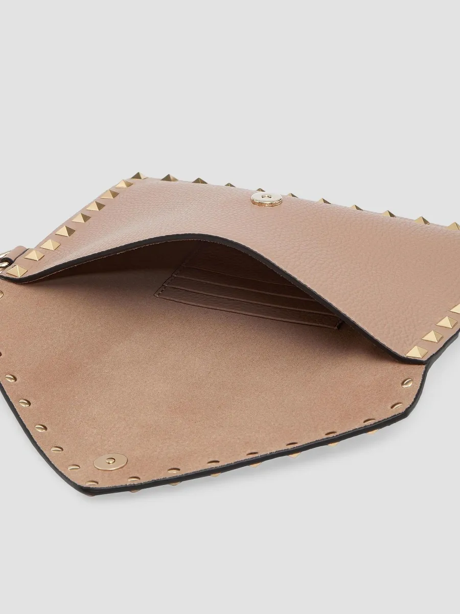 Valentino Women's Rockstud Grainy Calfskin Pouch | Thumbnail 6