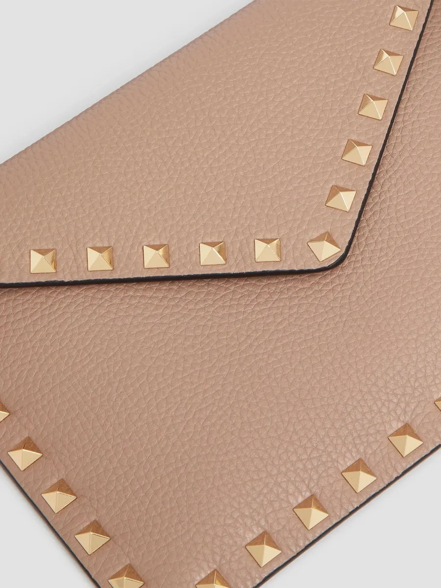 Valentino Women's Rockstud Grainy Calfskin Pouch | Thumbnail 7
