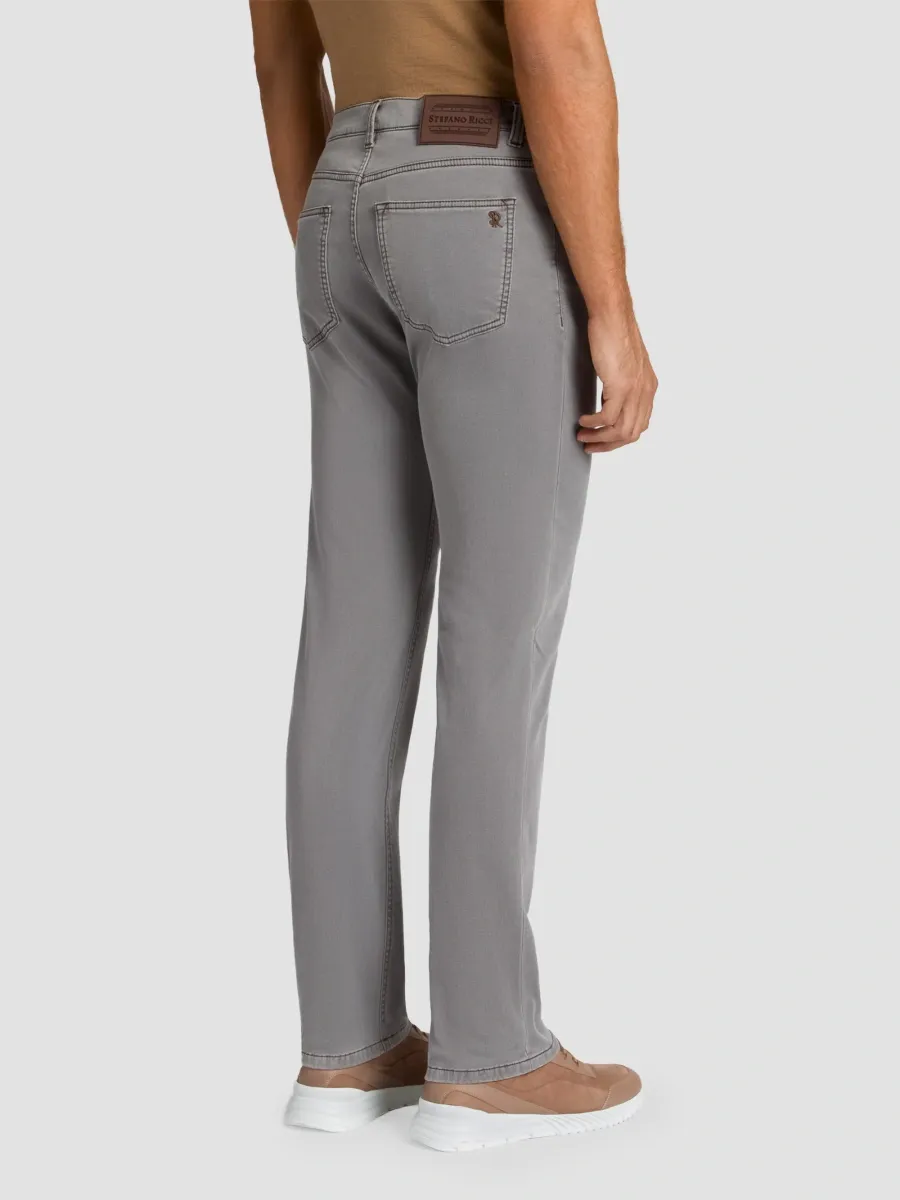 Stefano Ricci Men's Cotton Blend Tapered Jeans | Thumbnail 3 Stefano Ricci Men's Cotton Blend Tapered Jeans | Thumbnail 3