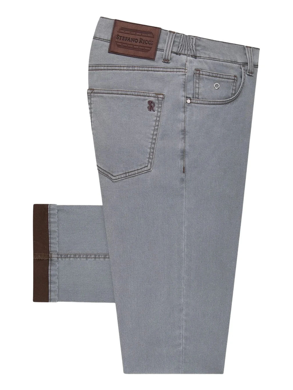 Stefano Ricci Men's Cotton Blend Tapered Jeans