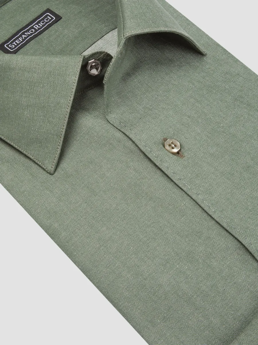 Stefano Ricci Men's Cotton Torino Shirt | Thumbnail 2