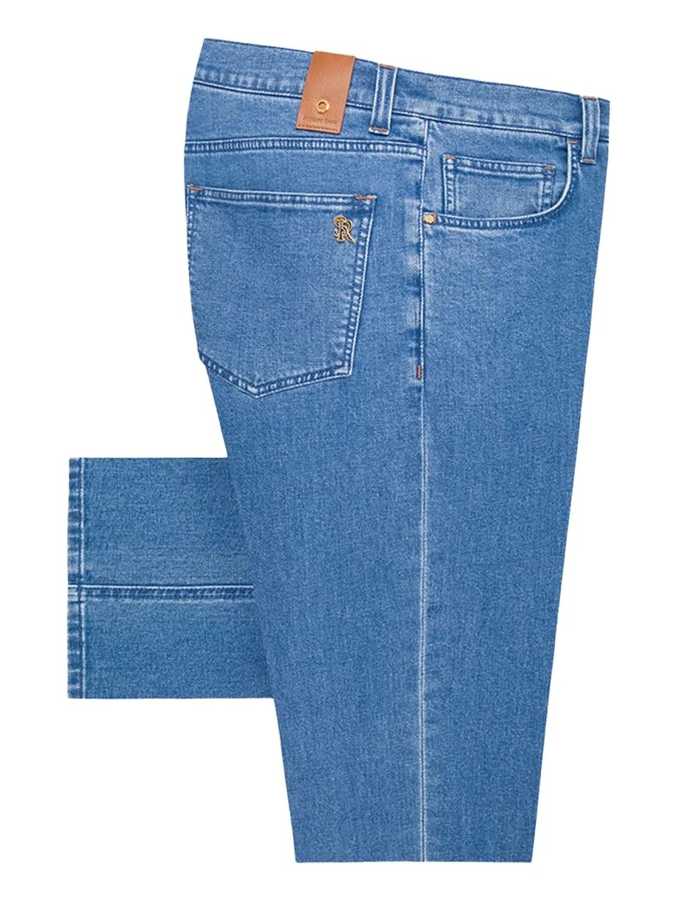 Stefano Ricci Men's Cotton Blend Tapered Jeans