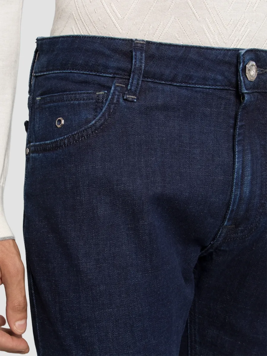 Stefano Ricci Men's Cotton Blend Tapered Jeans | Thumbnail 5 Stefano Ricci Men's Cotton Blend Tapered Jeans | Thumbnail 5