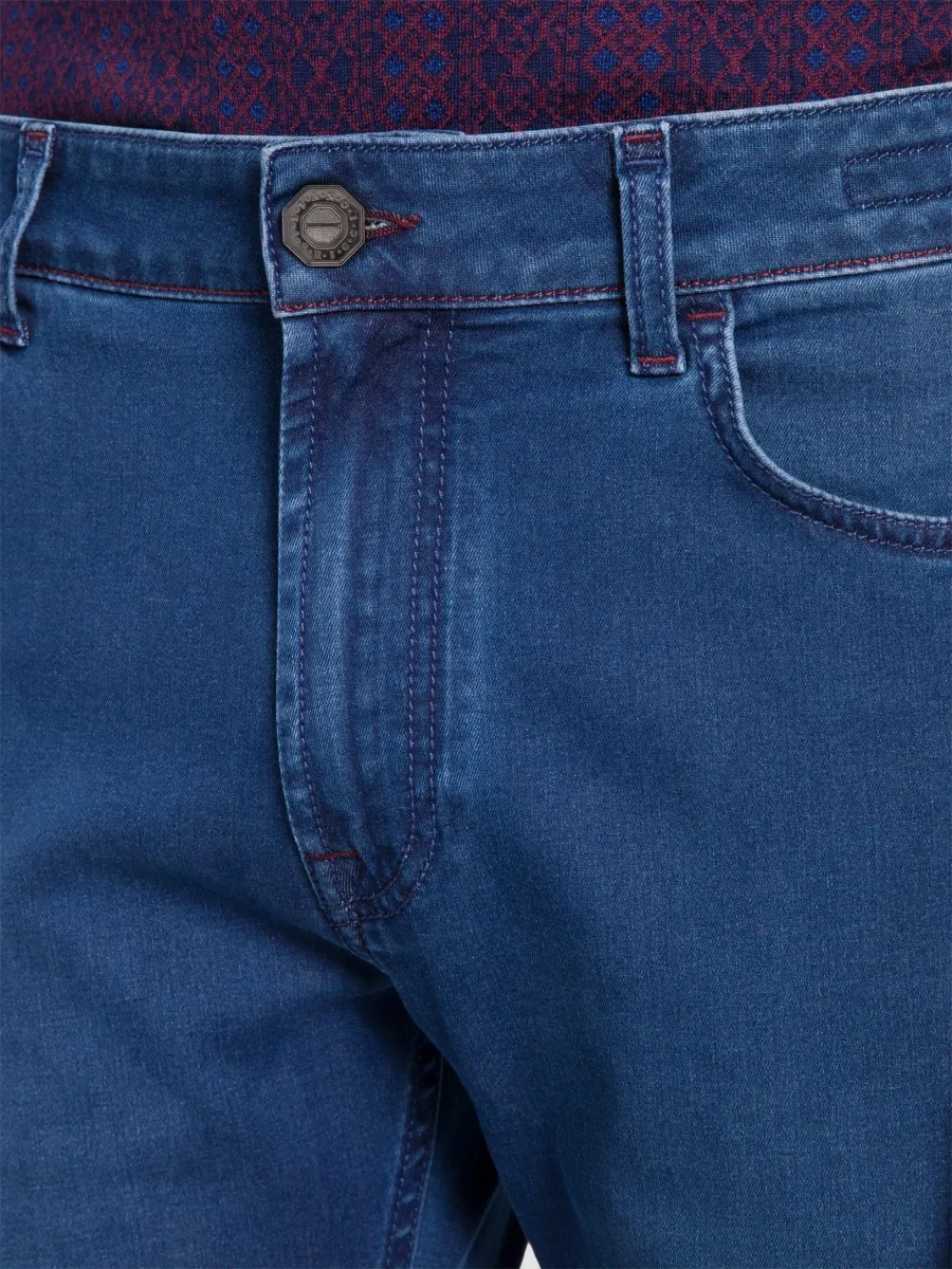 Stefano Ricci Men's Cotton Blend Tapered Jeans | Thumbnail 6 Stefano Ricci Men's Cotton Blend Tapered Jeans | Thumbnail 6