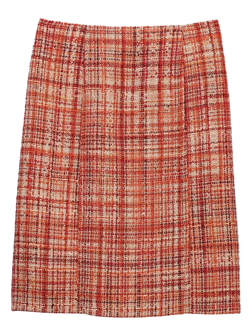 Women's Tweed Midi Skirt