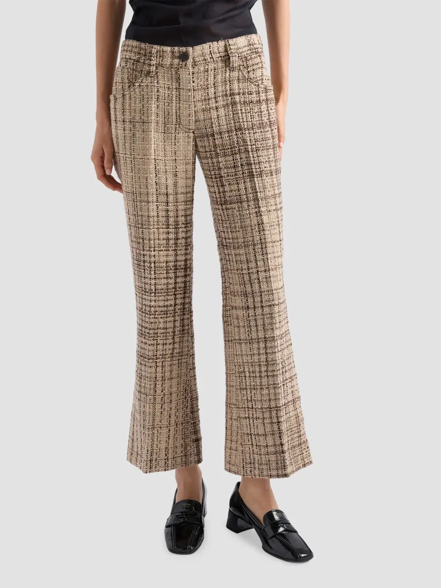 Prada Women's Tweed Pants | Thumbnail 4 Prada Women's Tweed Pants | Thumbnail 4