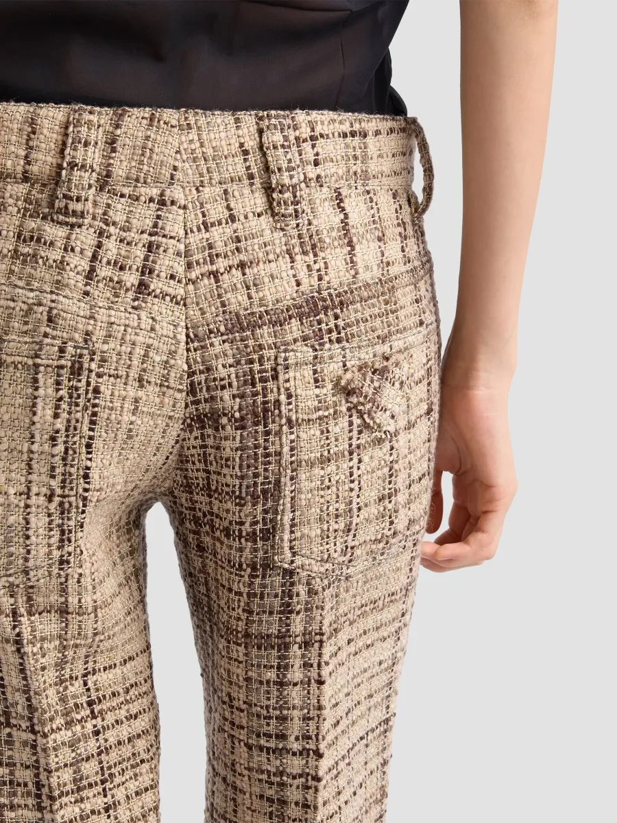 Prada Women's Tweed Pants | Thumbnail 6 Prada Women's Tweed Pants | Thumbnail 6