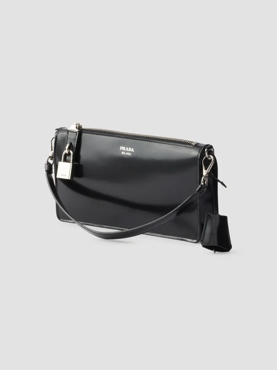 Prada Women's Brushed Leather Mini Pouch | Thumbnail 4