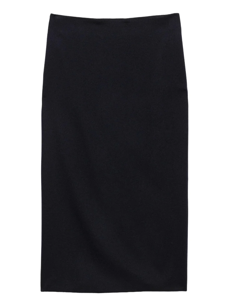 Women's Double Cashmere Midi Skirt Women's Double Cashmere Midi Skirt