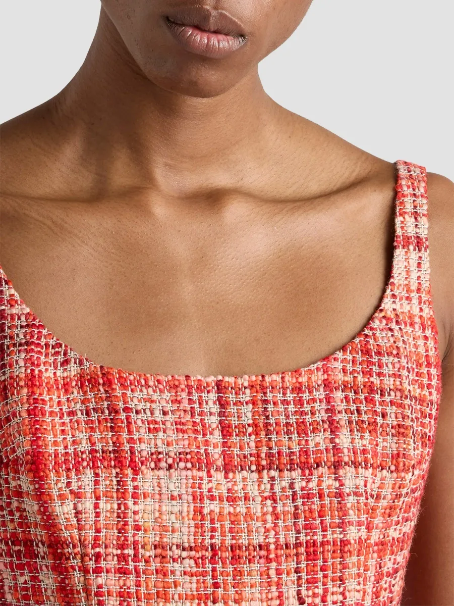 Prada Women's Tweed Dress | Thumbnail 5