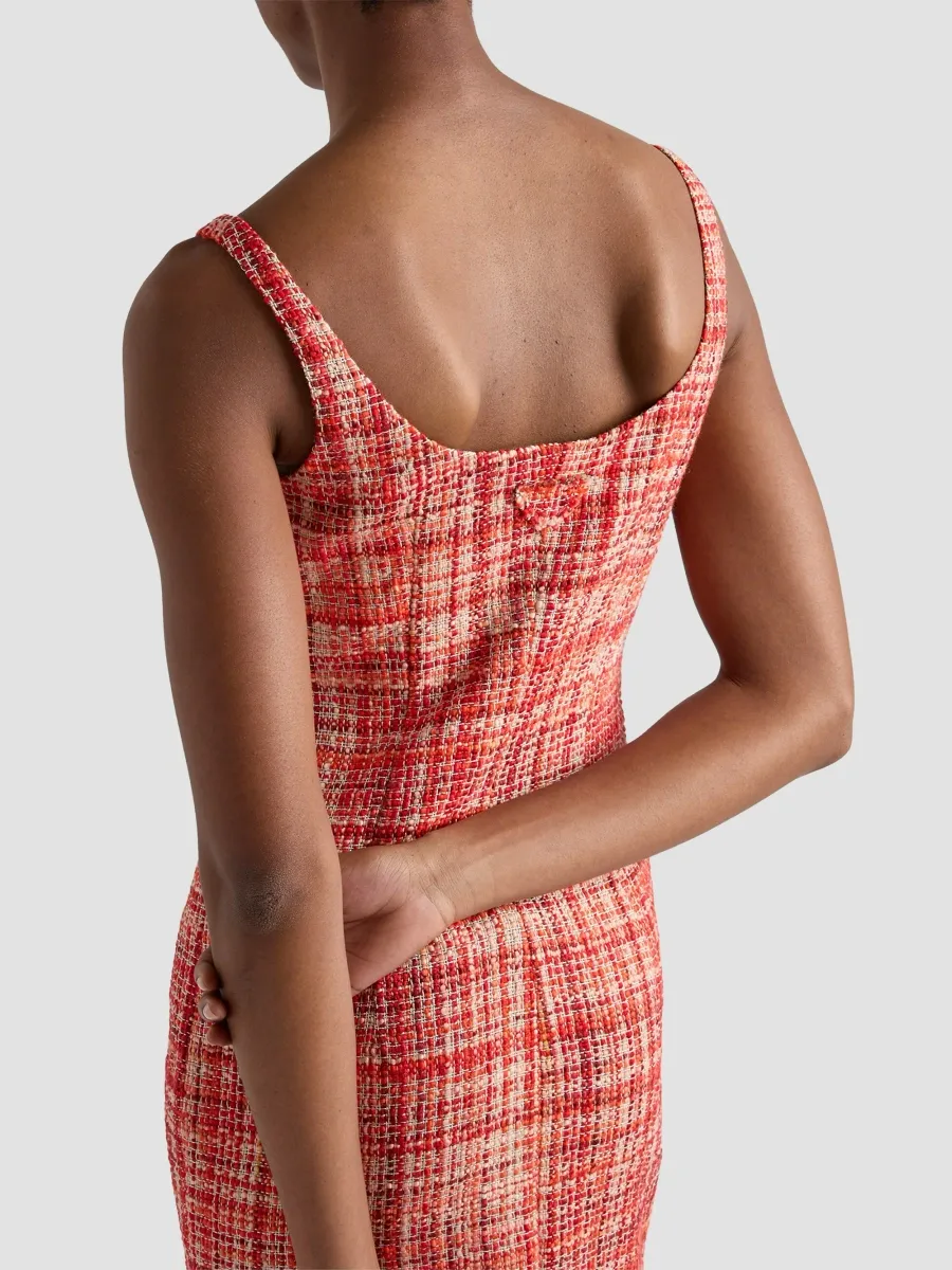 Prada Women's Tweed Dress | Thumbnail 7