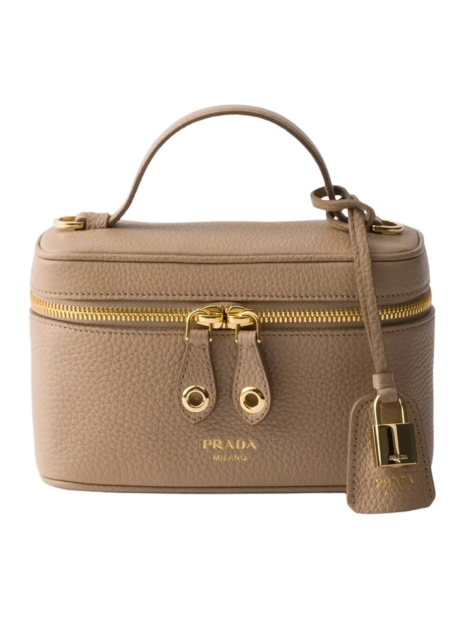 Prada Women's Leather Mini Top Handle Bag