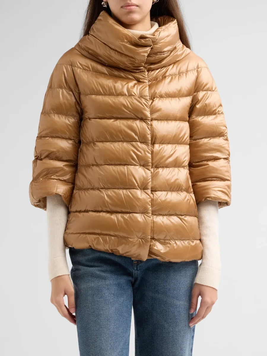 HERNO Women's Iconico Aminta Cocoon Down Puffer Coat | Thumbnail 4