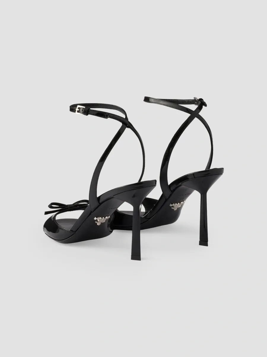 Prada Women's Patent Leather Sandals | Thumbnail 3 Prada Women's Patent Leather Sandals | Thumbnail 3