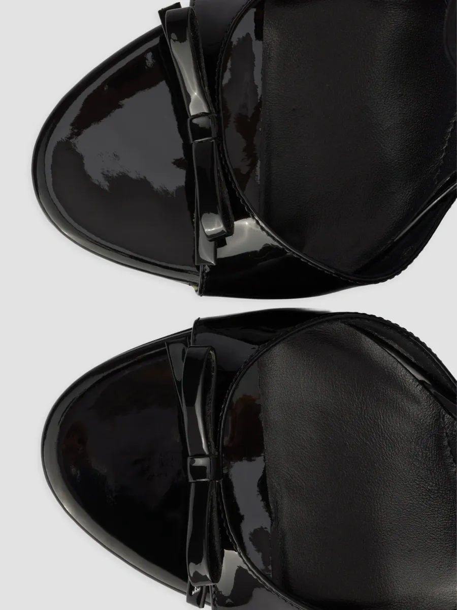 Prada Women's Patent Leather Sandals | Thumbnail 4 Prada Women's Patent Leather Sandals | Thumbnail 4