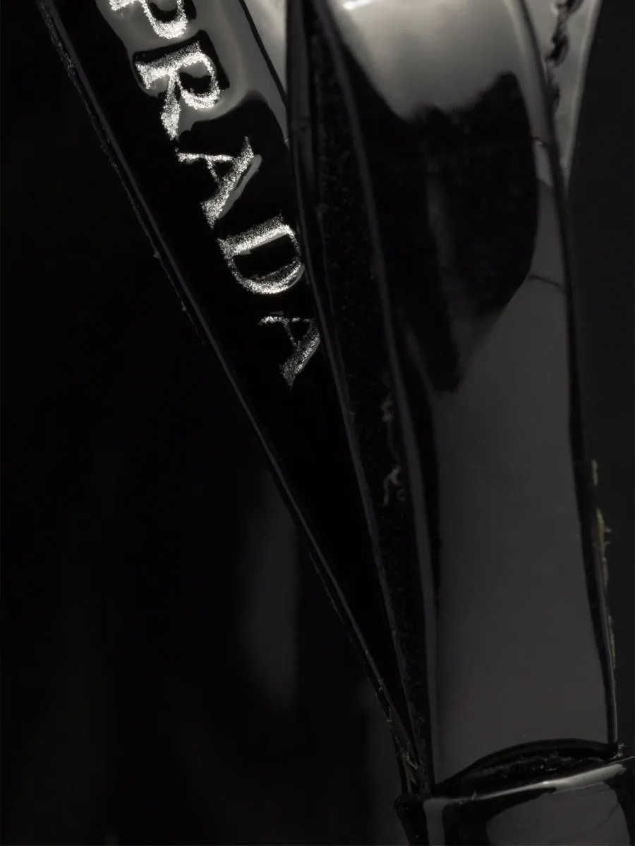 Prada Women's Patent Leather Sandals | Thumbnail 5 Prada Women's Patent Leather Sandals | Thumbnail 5
