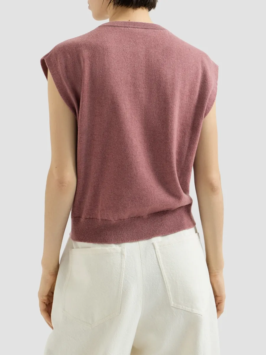 Brunello Cucinelli Women's Cashmere Sweater with Monili - Purple | Thumbnail 4 Brunello Cucinelli Women's Cashmere Sweater with Monili - Purple | Thumbnail 4