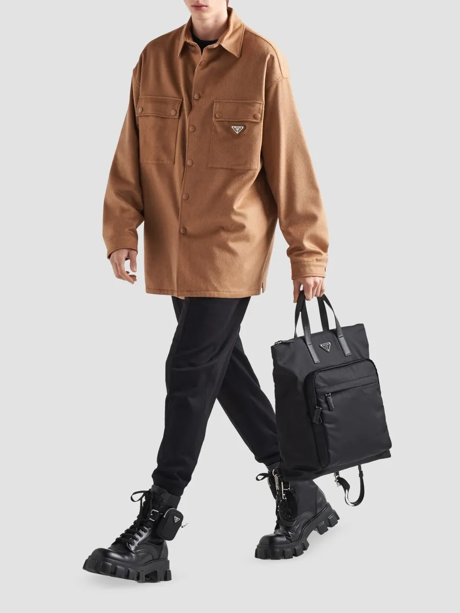 Prada Men's Re-Nylon and Saffiano Leather Tote Bag | Thumbnail 2
