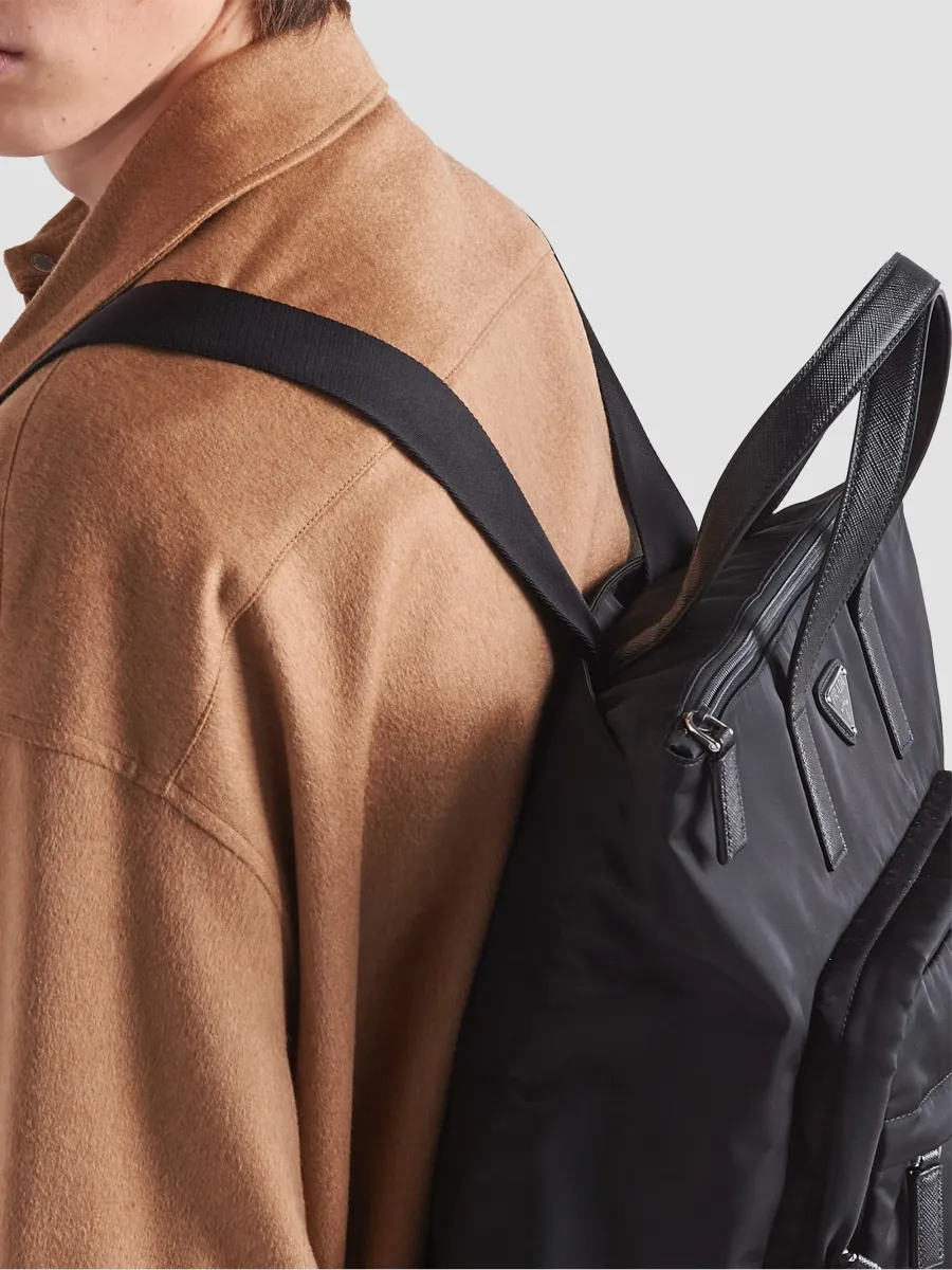 Prada Men's Re-Nylon and Saffiano Leather Tote Bag | Thumbnail 4