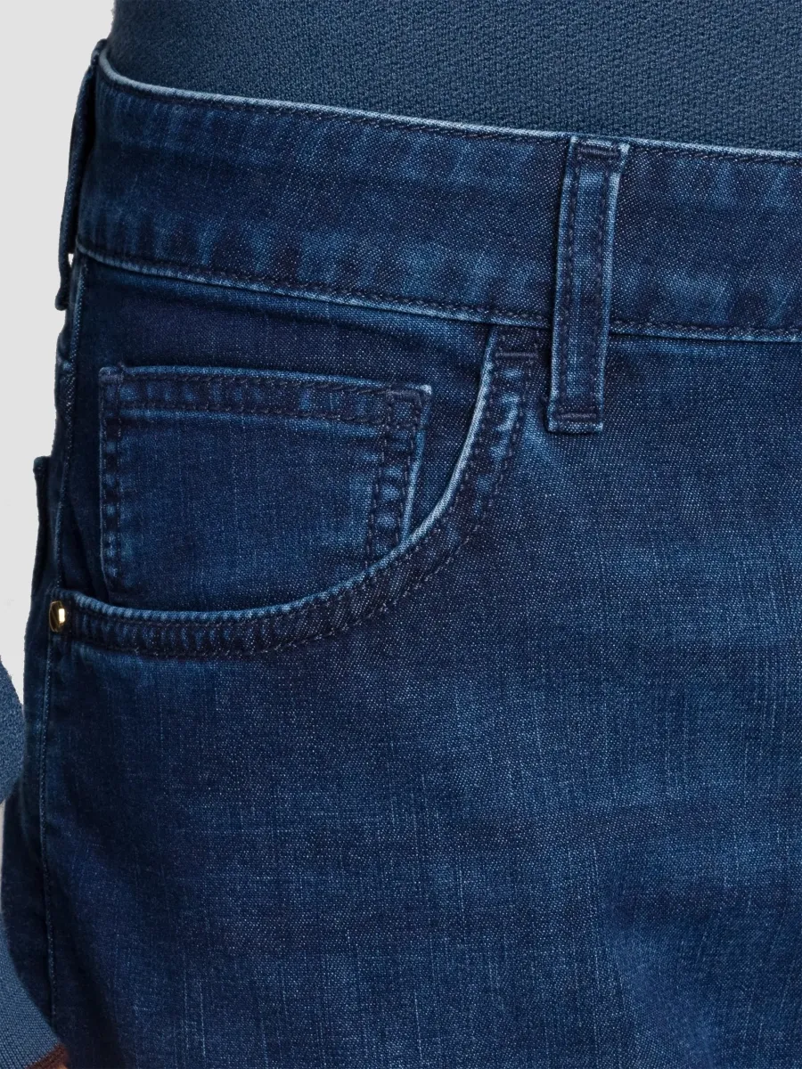Stefano Ricci Men's Cotton Blend Tapered Jeans | Thumbnail 5