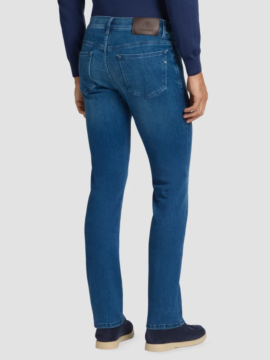 Stefano Ricci Men's Cotton Blend Tapered Jeans | Thumbnail 3 Stefano Ricci Men's Cotton Blend Tapered Jeans | Thumbnail 3