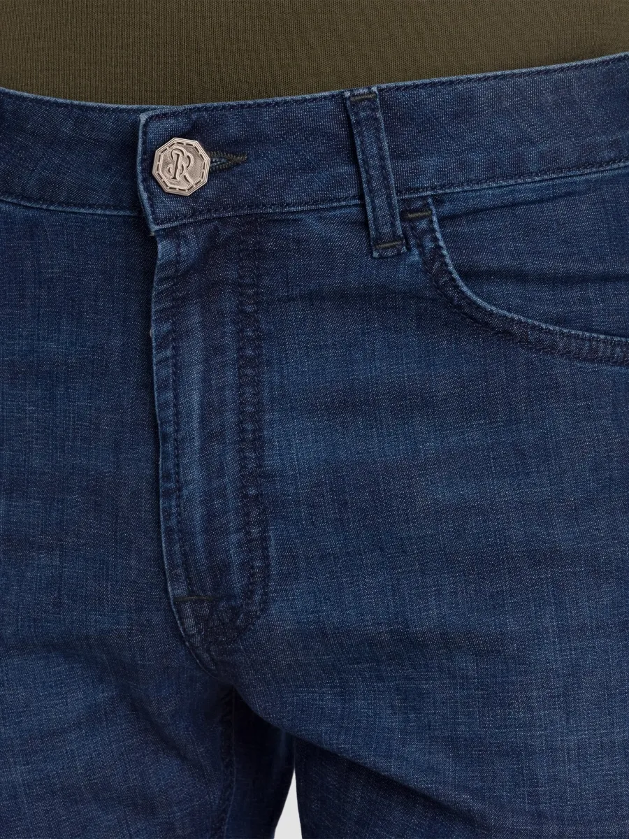 Stefano Ricci Men's Cotton Blend Tapered Jeans | Thumbnail 6 Stefano Ricci Men's Cotton Blend Tapered Jeans | Thumbnail 6