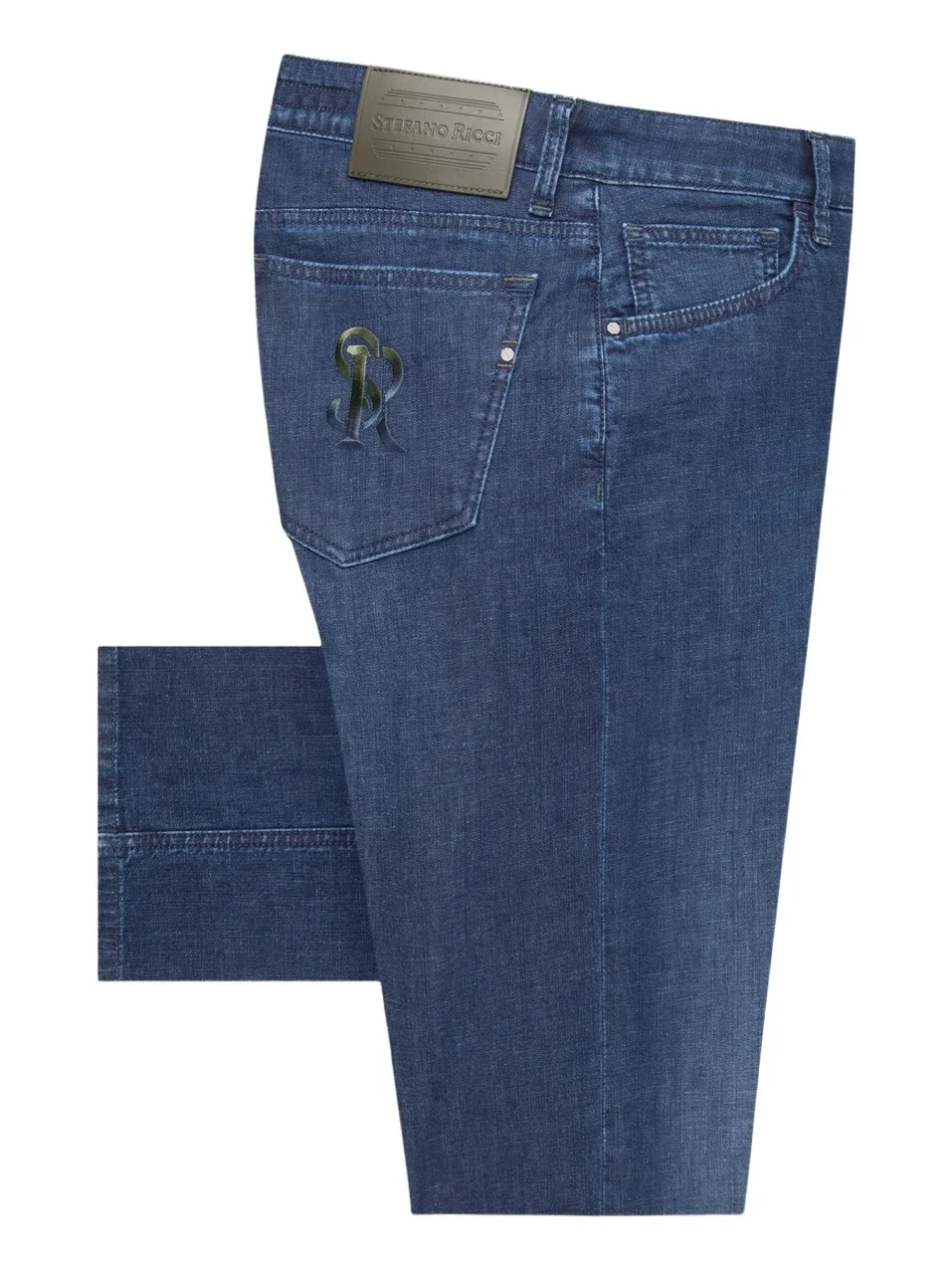 Stefano Ricci Men's Cotton Blend Tapered Jeans