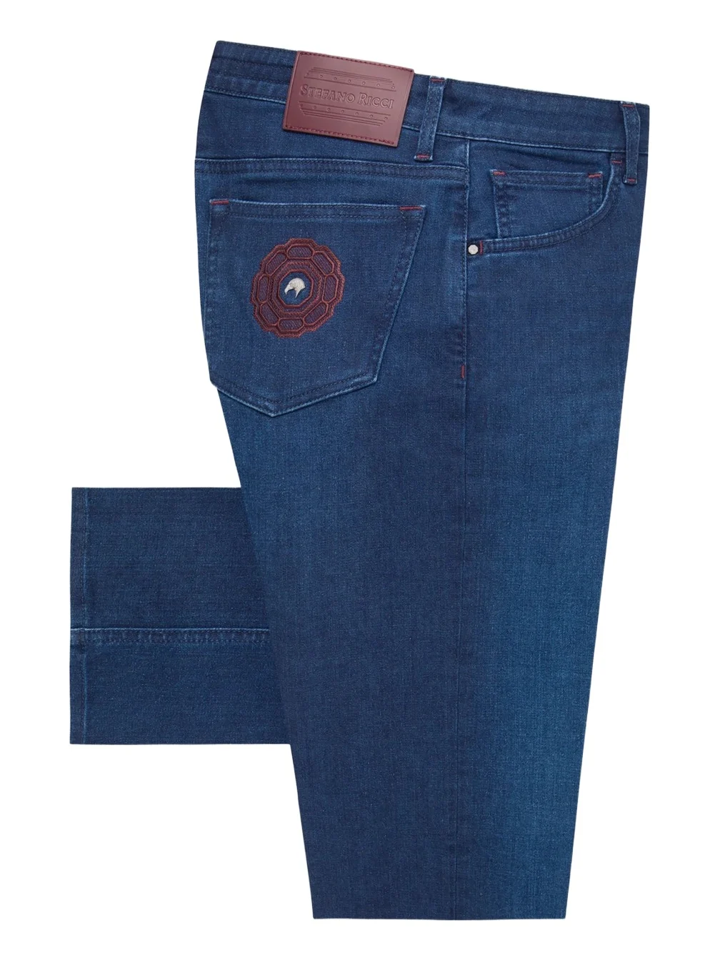 Stefano Ricci Men's Cotton Blend Tapered Jeans