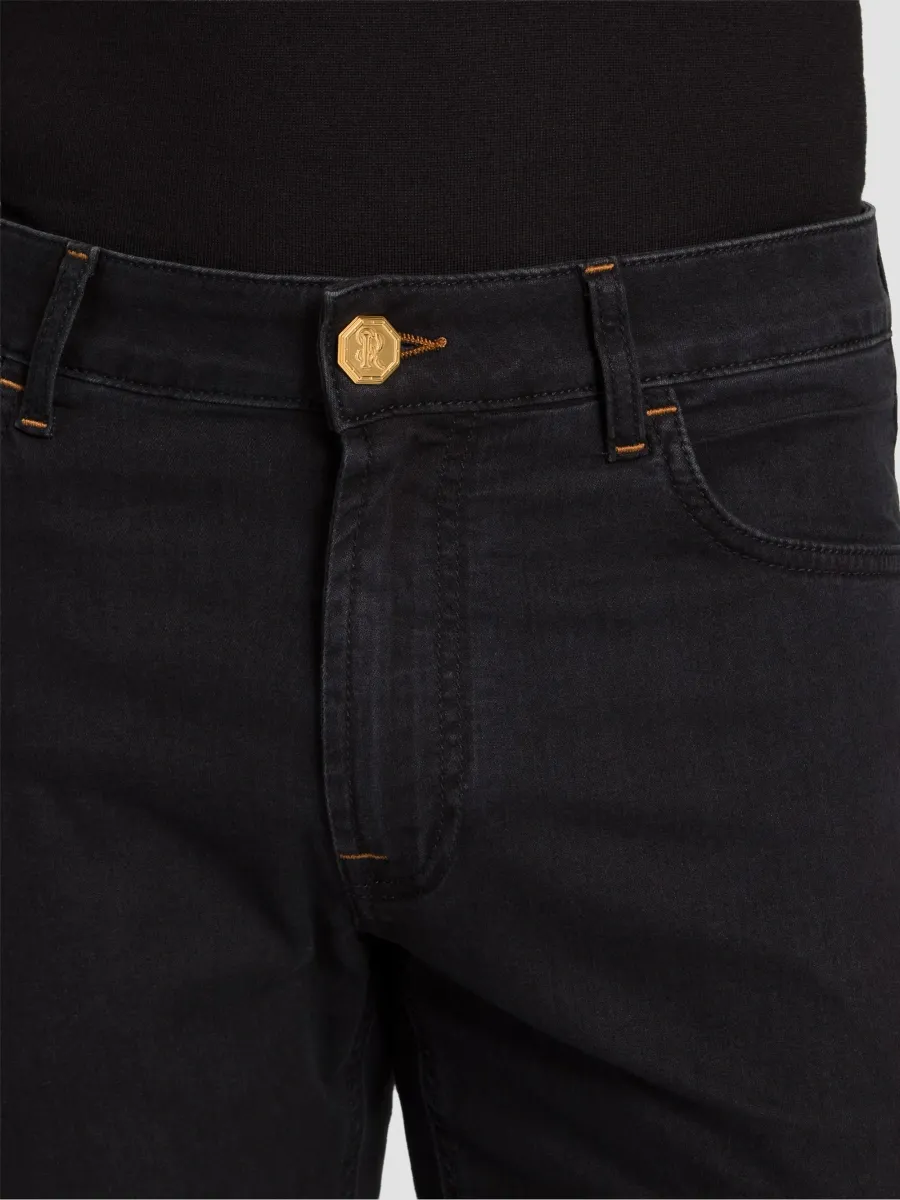 Stefano Ricci Men's Cotton Blend Tapered Jeans | Thumbnail 6 Stefano Ricci Men's Cotton Blend Tapered Jeans | Thumbnail 6