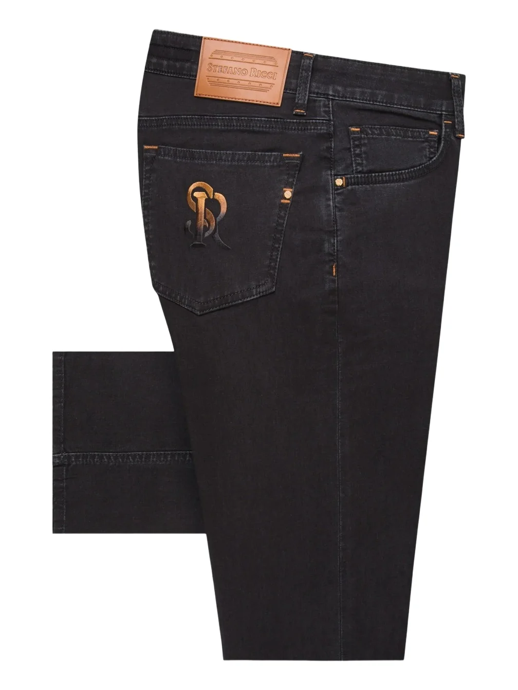 Stefano Ricci Men's Cotton Blend Tapered Jeans