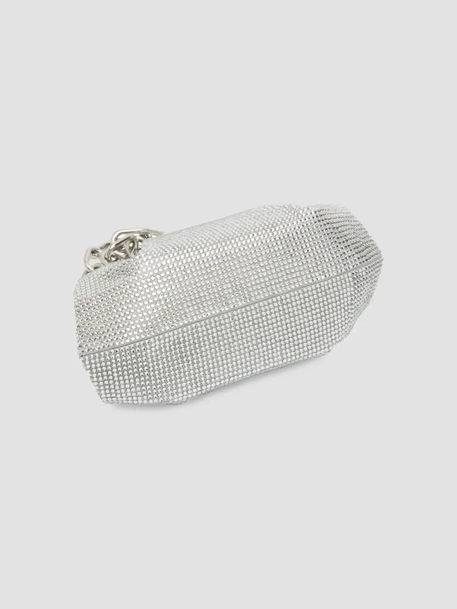 Judith Leiber Couture Women's Gemma Crystal-Embellished Clutch-On-Chain | Thumbnail 5 Judith Leiber Couture Women's Gemma Crystal-Embellished Clutch-On-Chain | Thumbnail 5