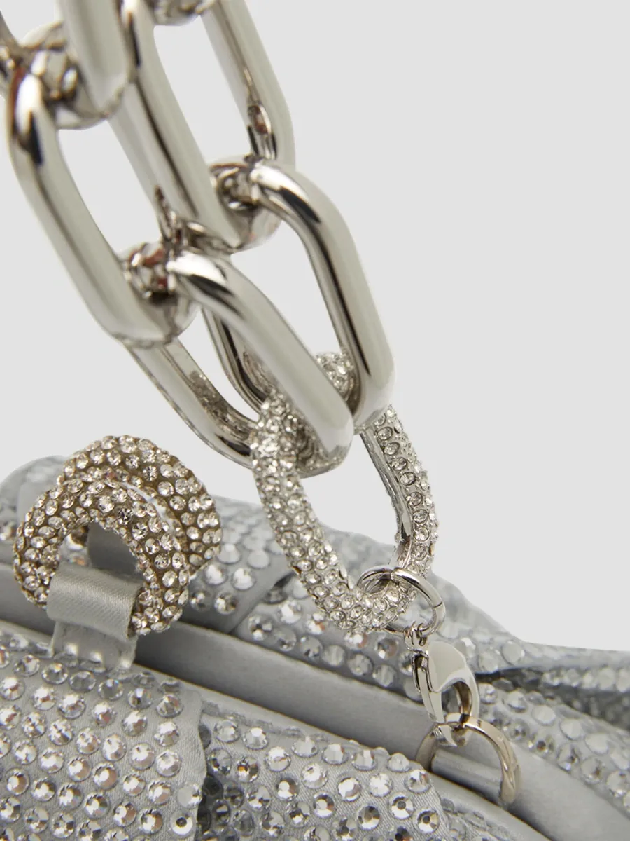 Judith Leiber Couture Women's Gemma Crystal-Embellished Clutch-On-Chain | Thumbnail 6 Judith Leiber Couture Women's Gemma Crystal-Embellished Clutch-On-Chain | Thumbnail 6