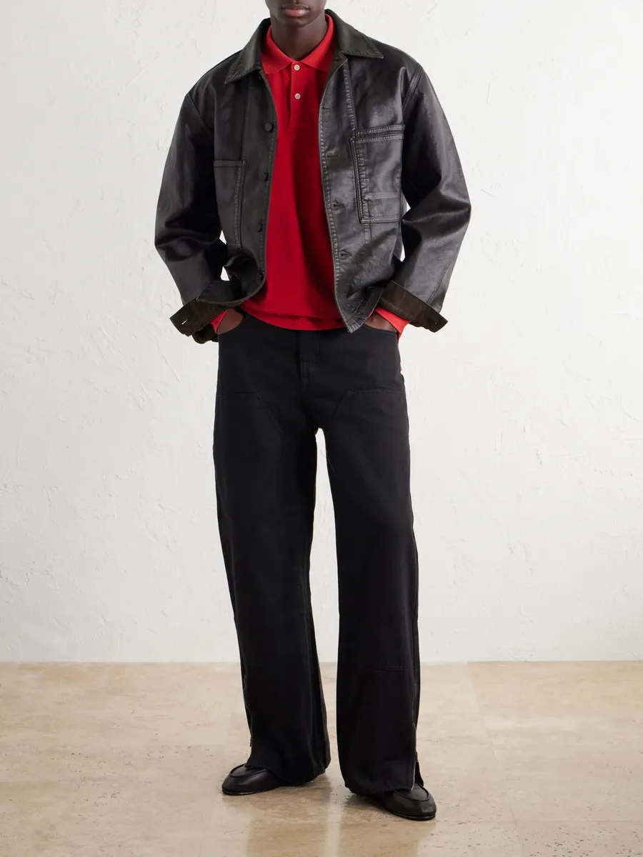 John Elliott Oversized Cotton-Piqué Polo Shirt - Men | Thumbnail 2 John Elliott Oversized Cotton-Piqué Polo Shirt - Men | Thumbnail 2