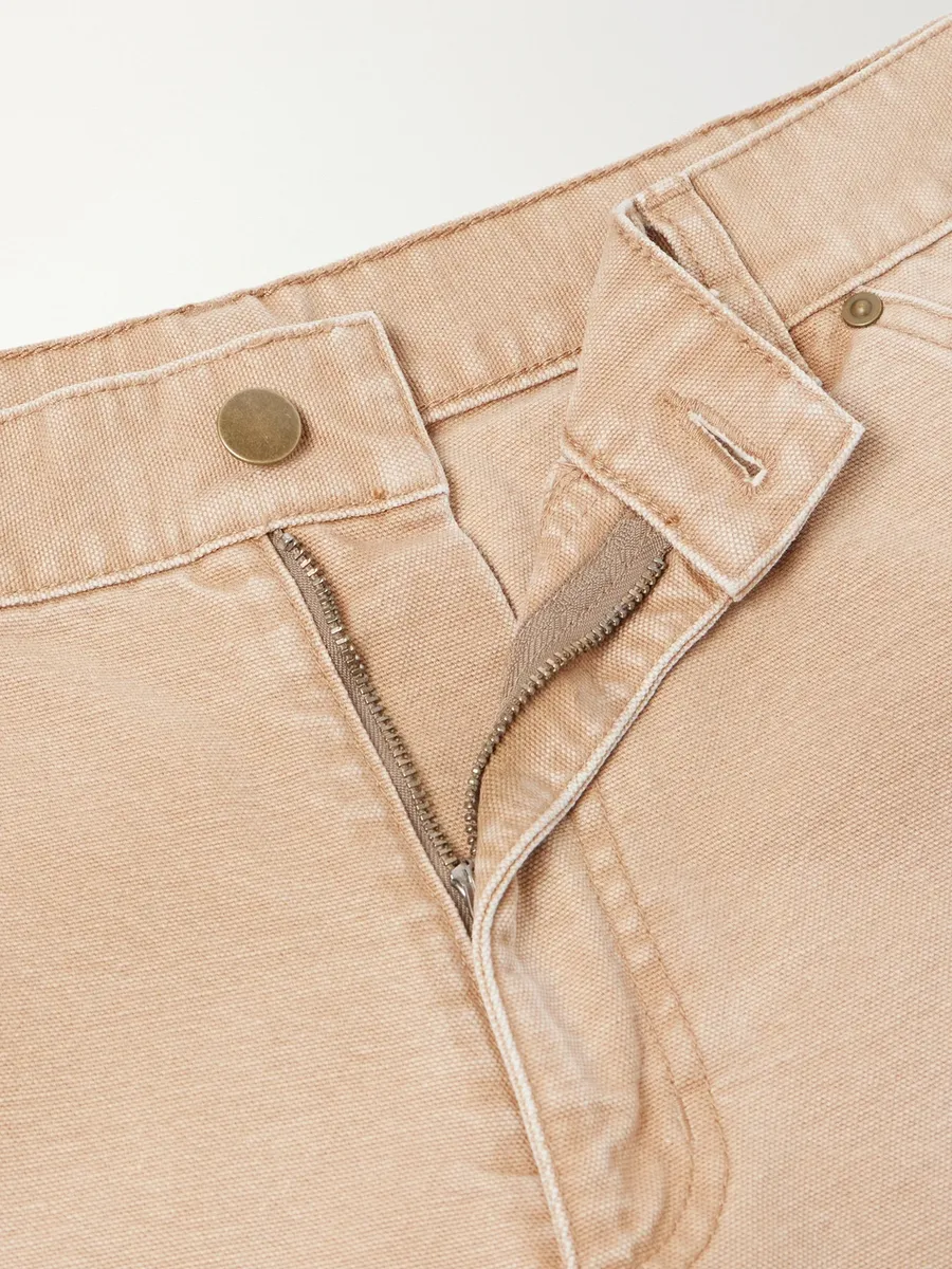 John Elliott Desert Snow Straight-Leg Paint-Splattered Distressed Denim Shorts - Men | Thumbnail 6 John Elliott Desert Snow Straight-Leg Paint-Splattered Distressed Denim Shorts - Men | Thumbnail 6