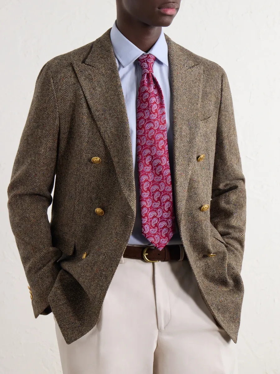 Charvet 8.5cm Paisley-Jacquard Silk-Woven Tie - Men | Thumbnail 2