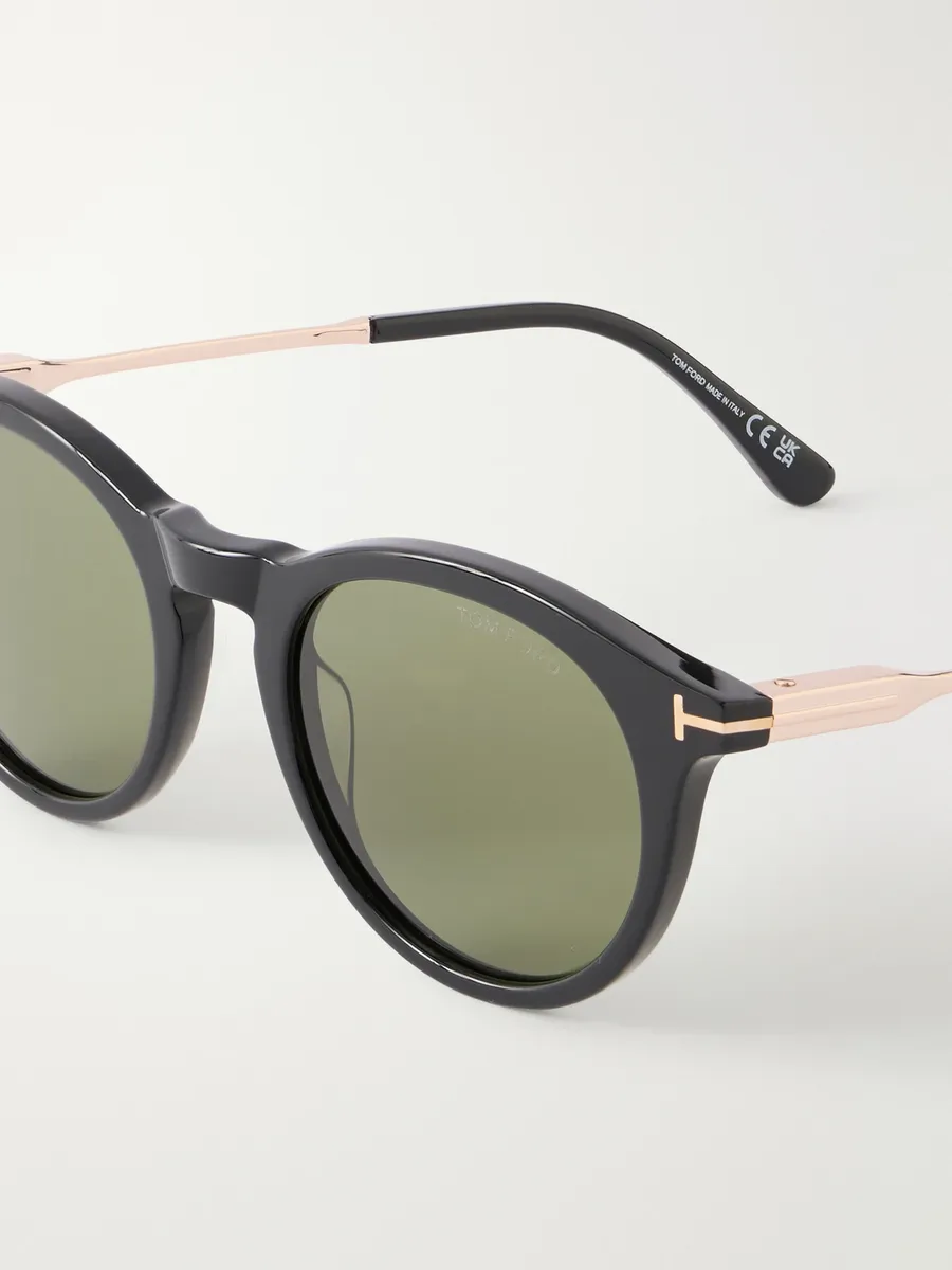 Tom Ford Oliver 02 Round-Frame Acetate Sunglasses - Men | Thumbnail 3 Tom Ford Oliver 02 Round-Frame Acetate Sunglasses - Men | Thumbnail 3