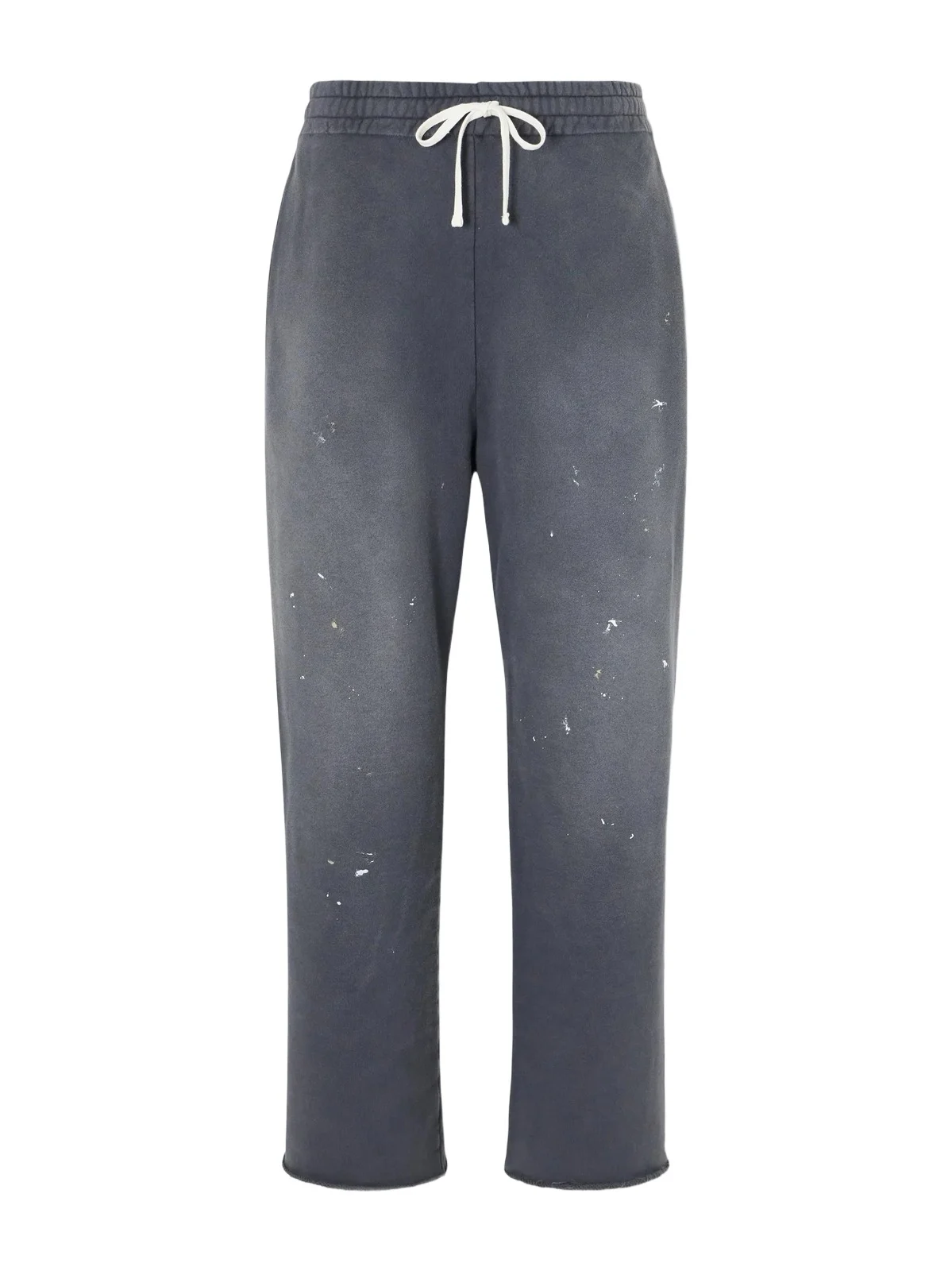 John Elliott Straight-Leg Paint-Splattered Cotton-Jersey Drawstring Sweatpants - Men