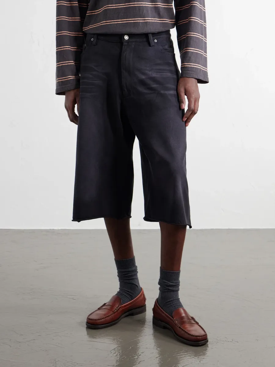 424 Big Daddy Straight-Leg Cotton-Jersey Shorts - Men | Thumbnail 3