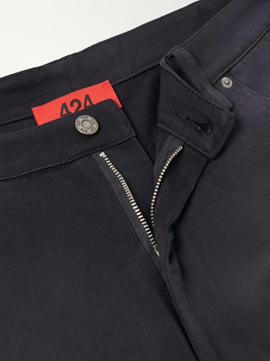 424 Big Daddy Straight-Leg Cotton-Jersey Shorts - Men | Thumbnail 6