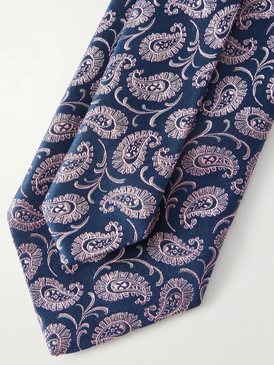 Charvet 8.5cm Paisley-Jacquard Silk-Woven Tie - Men | Thumbnail 4 Charvet 8.5cm Paisley-Jacquard Silk-Woven Tie - Men | Thumbnail 4