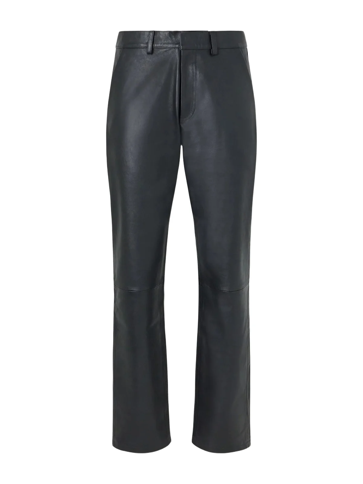 Straight-Leg Panelled Leather Trousers - Men Straight-Leg Panelled Leather Trousers - Men
