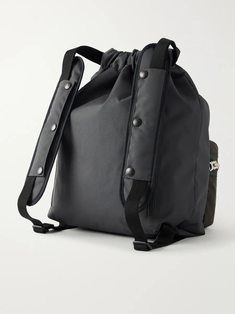 Sacai Logo-Appliquéd Shell Drawstring Backpack - Men | Thumbnail 4 Sacai Logo-Appliquéd Shell Drawstring Backpack - Men | Thumbnail 4