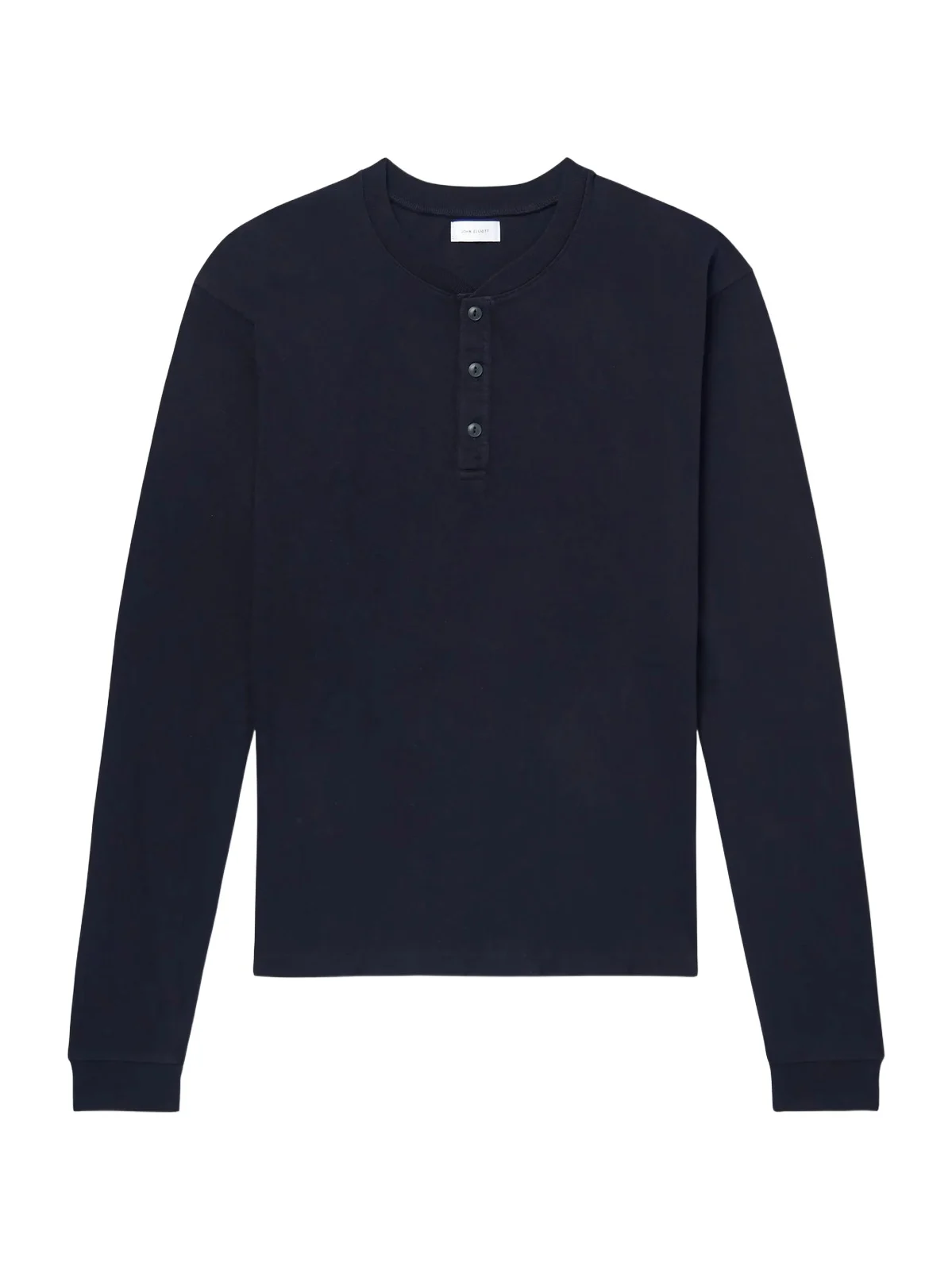 John Elliott Cotton-Jersey Henley T-Shirt - Men