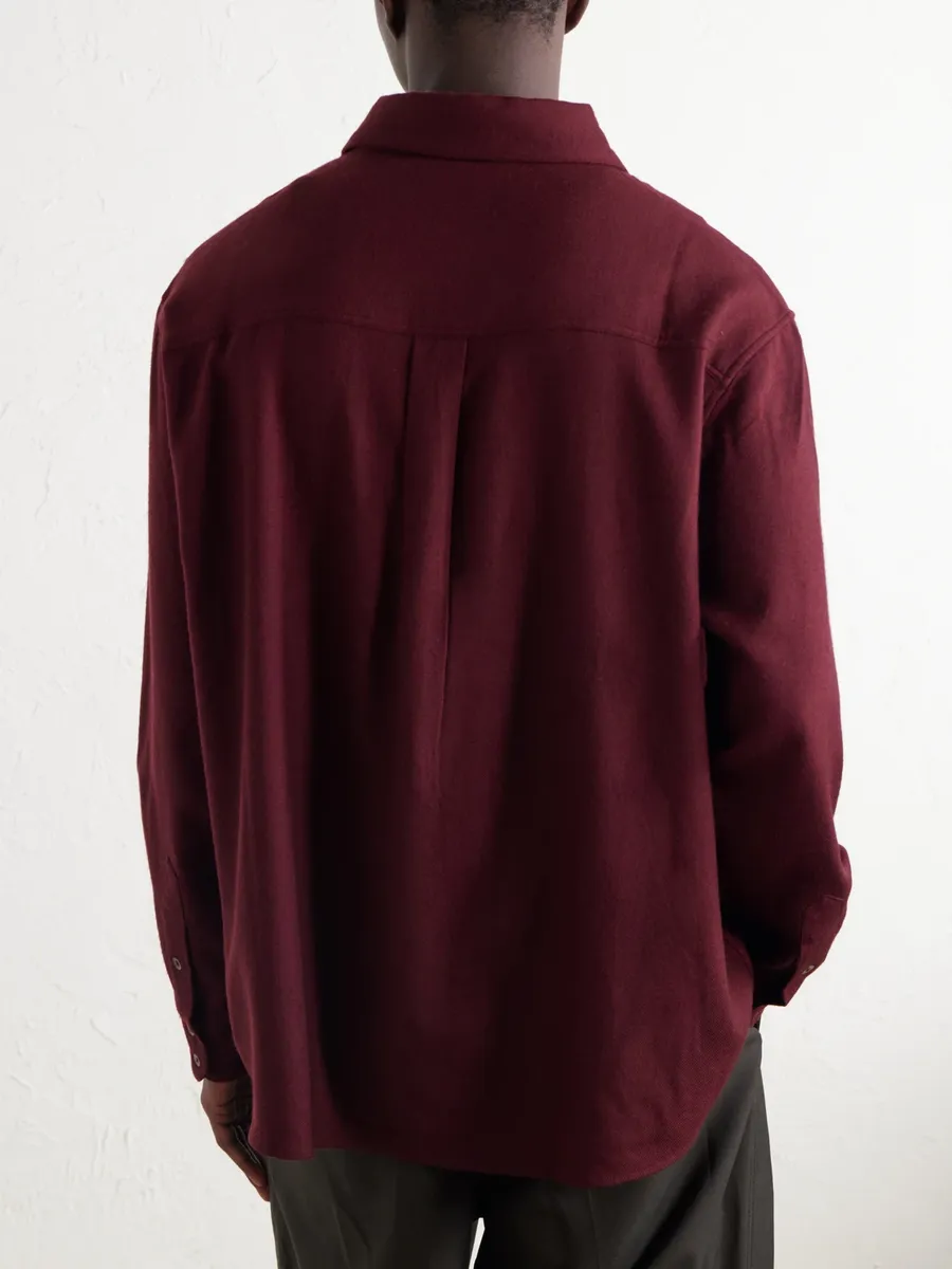 The Elder Statesman Wool and Cashmere-Blend Twill Shirt - Men | Thumbnail 4