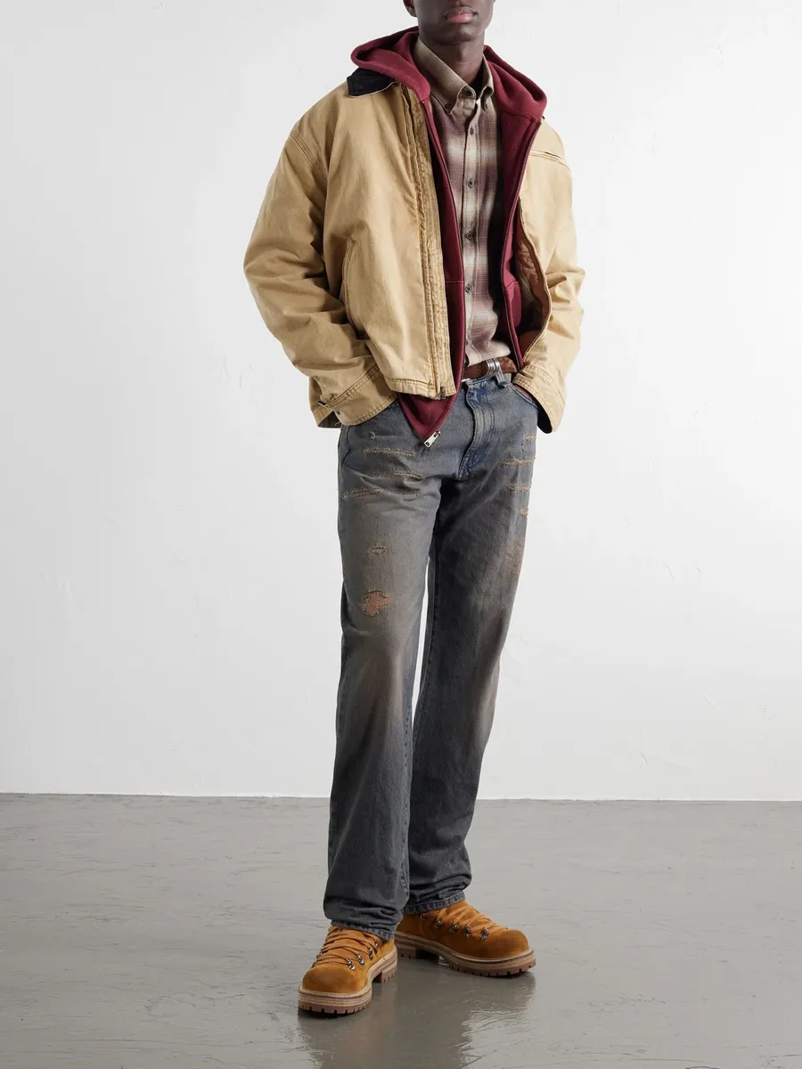 424 Loose Straight-Leg Distressed Jeans - Men | Thumbnail 2 424 Loose Straight-Leg Distressed Jeans - Men | Thumbnail 2