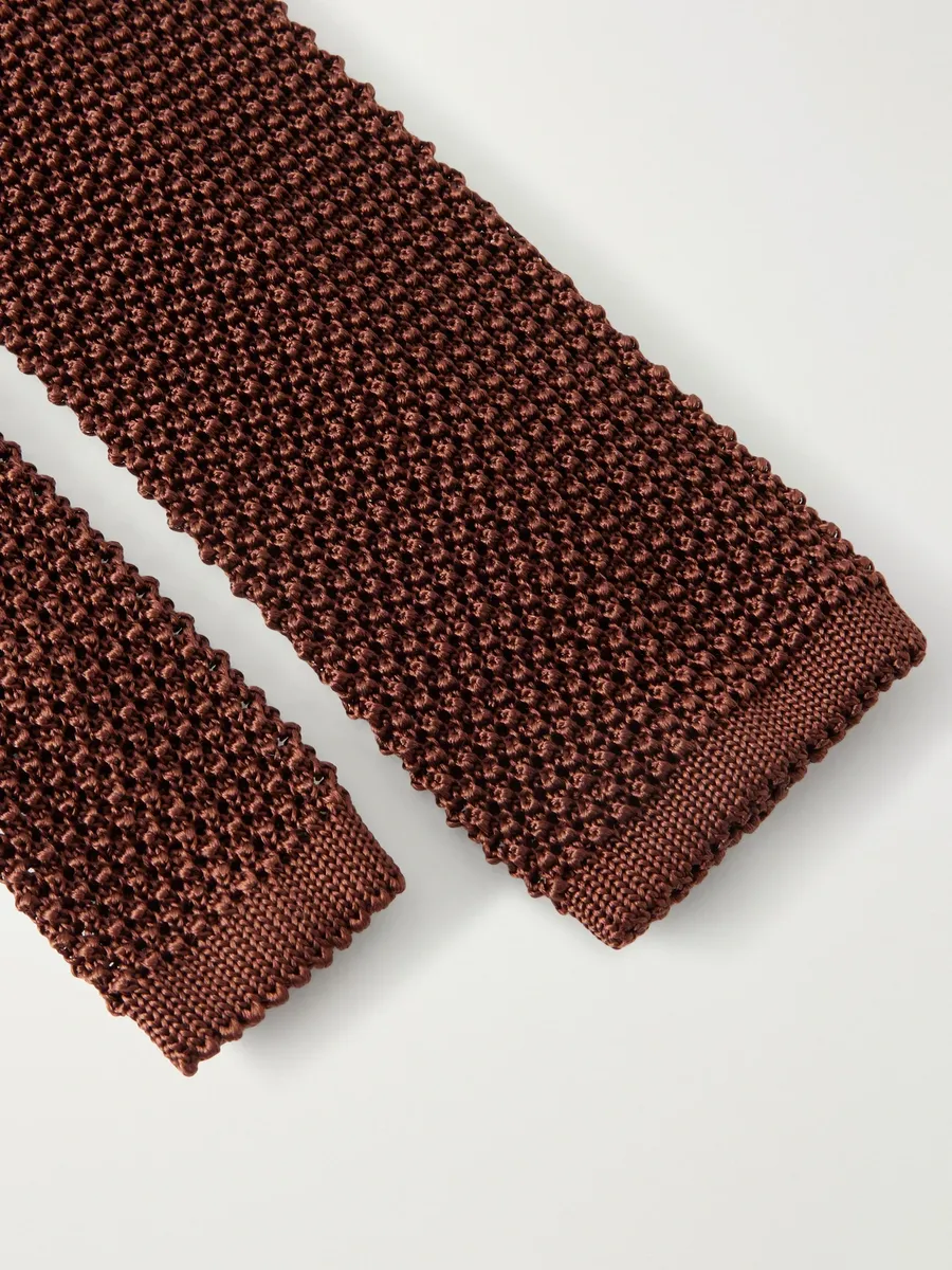 Charvet 5cm Open-Knit Silk Tie - Men | Thumbnail 4