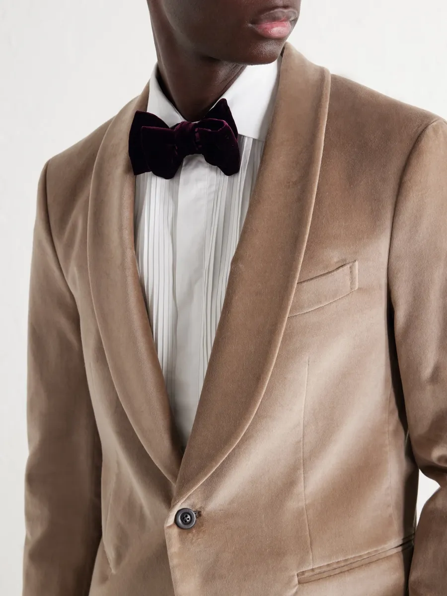 Boglioli Shawl-Collar Cotton-Blend Velvet Tuxedo Jacket - Men | Thumbnail 5 Boglioli Shawl-Collar Cotton-Blend Velvet Tuxedo Jacket - Men | Thumbnail 5